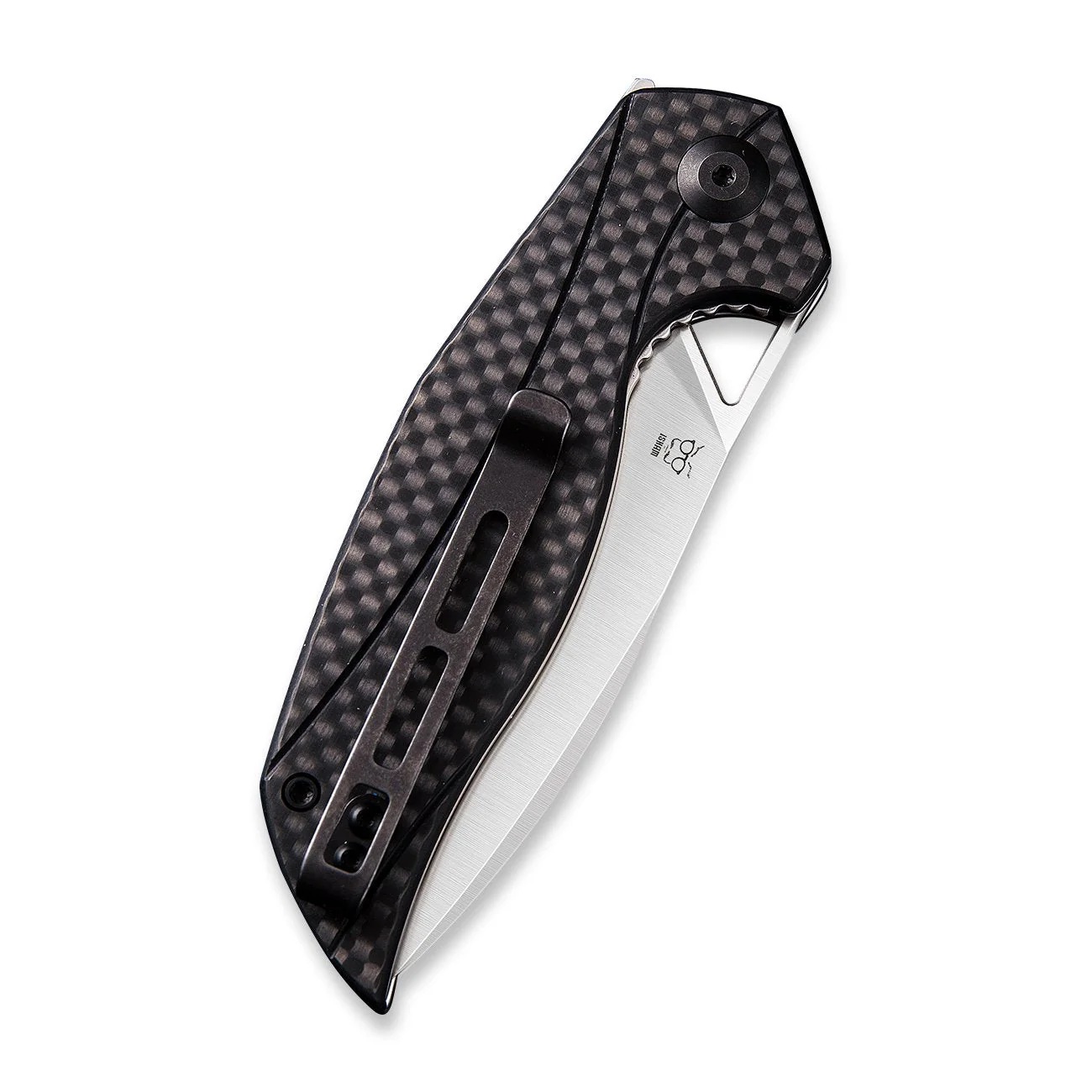 CIVIVI Anthropos Flipper Knife G10 & Carbon Fiber Handle (3.25" D2 Blade) C903C - Image 5