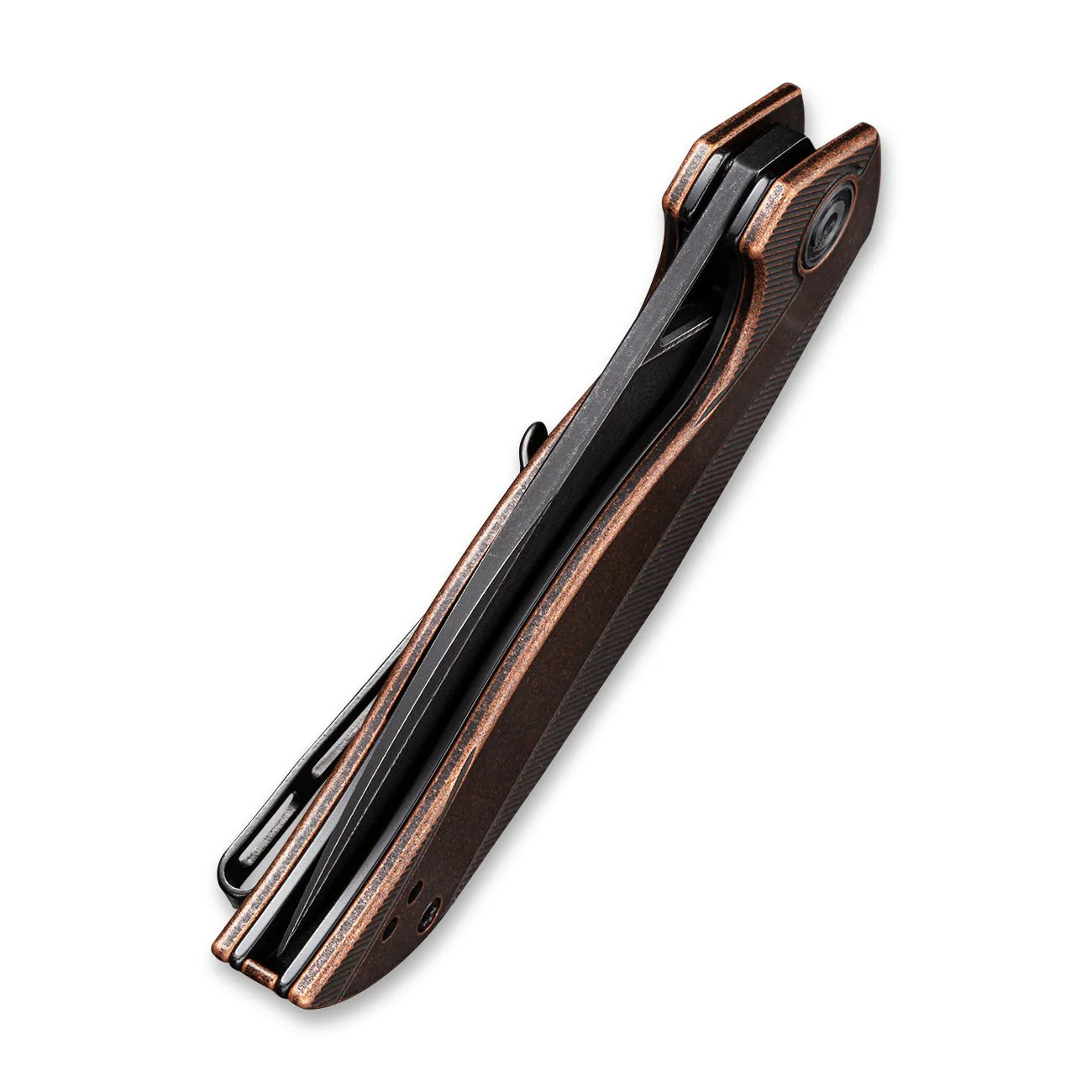 CIVIVI Anthropos Flipper Knife Copper Handle (3.25" Damascus Blade) C903DS-3 - Image 7