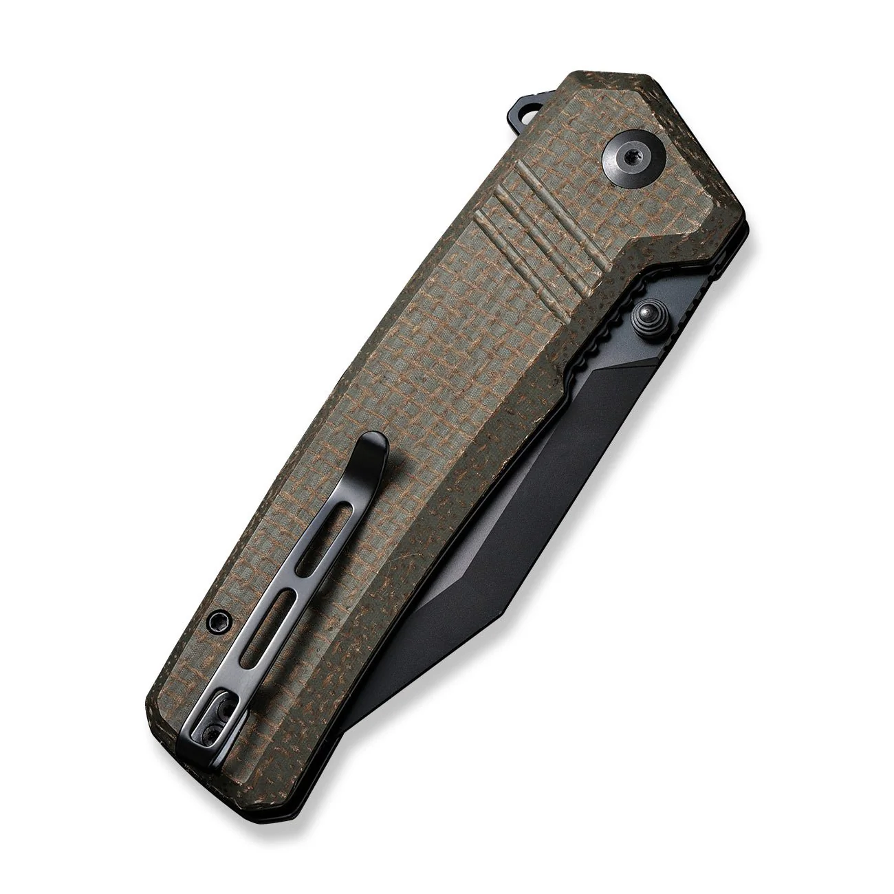 CIVIVI Bhaltair Flipper & Thumb Stud Knife Micarta Handle (3.98" 14C28N Blade) C23024-3 - Image 11