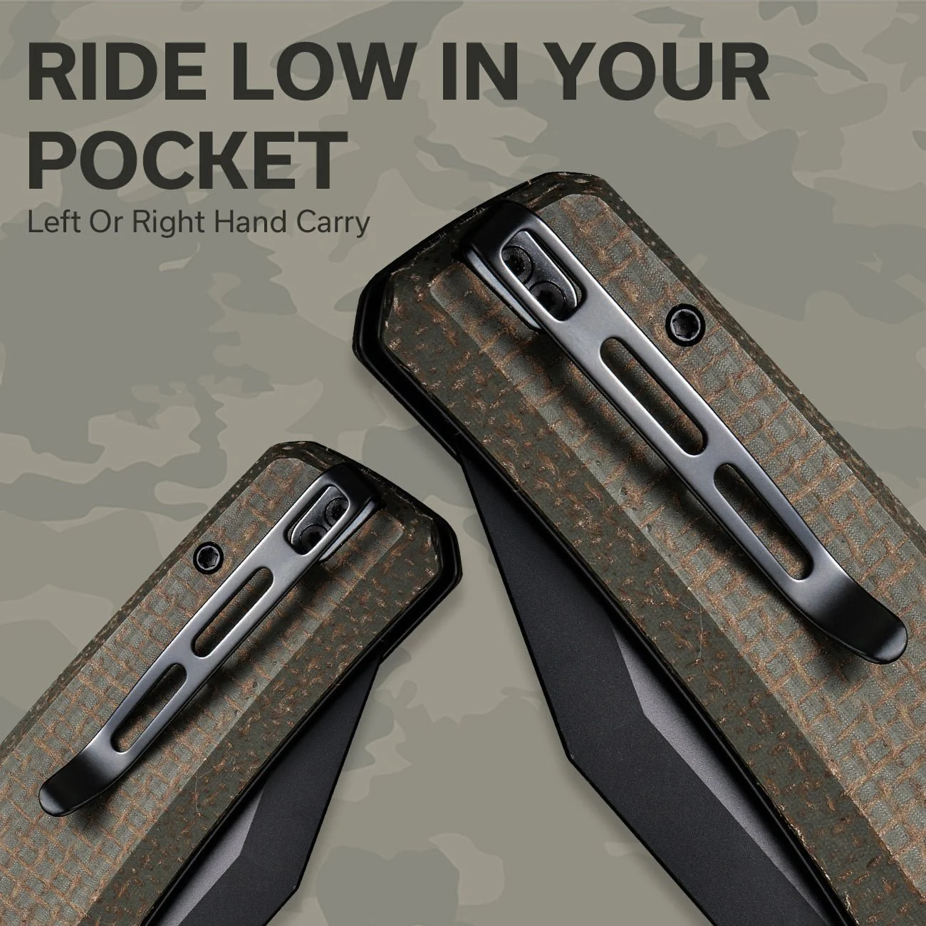 CIVIVI Bhaltair Flipper & Thumb Stud Knife Micarta Handle (3.98" 14C28N Blade) C23024-3 - Image 4