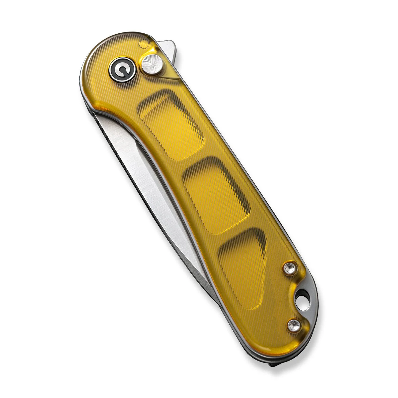 CIVIVI Button Lock Elementum II Flipper Knife Ultem Handle (2.96" Nitro-V Blade) C18062P-7 - Image 11