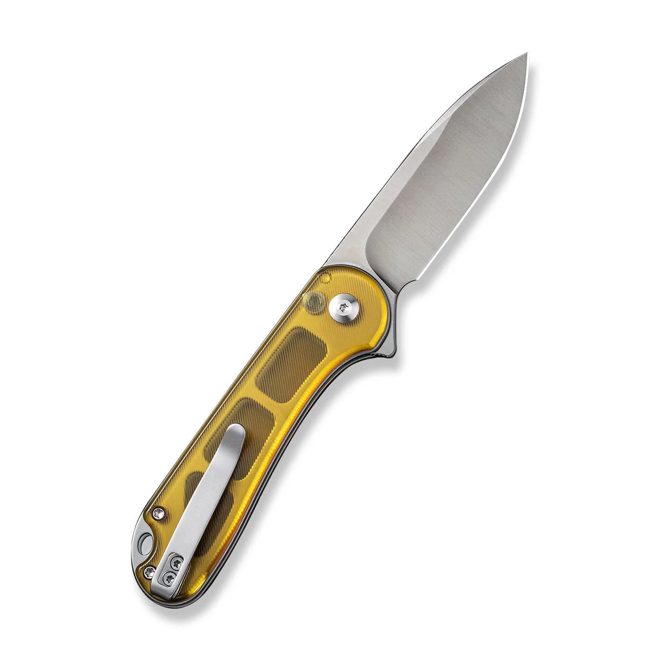 CIVIVI Button Lock Elementum II Flipper Knife Ultem Handle (2.96" Nitro-V Blade) C18062P-7 - Image 7