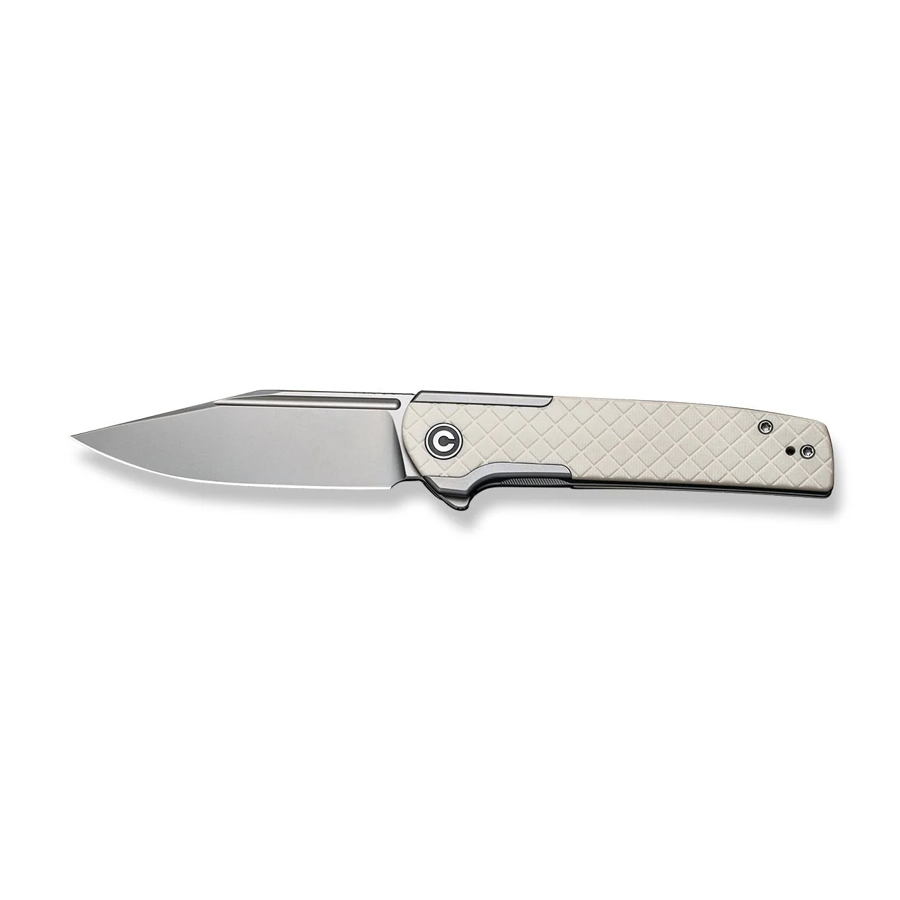 CIVIVI Cachet Flipper Knife Stainless Steel & G10 Handle (3.48" 14C28N Blade) C20041B-2 - Image 4