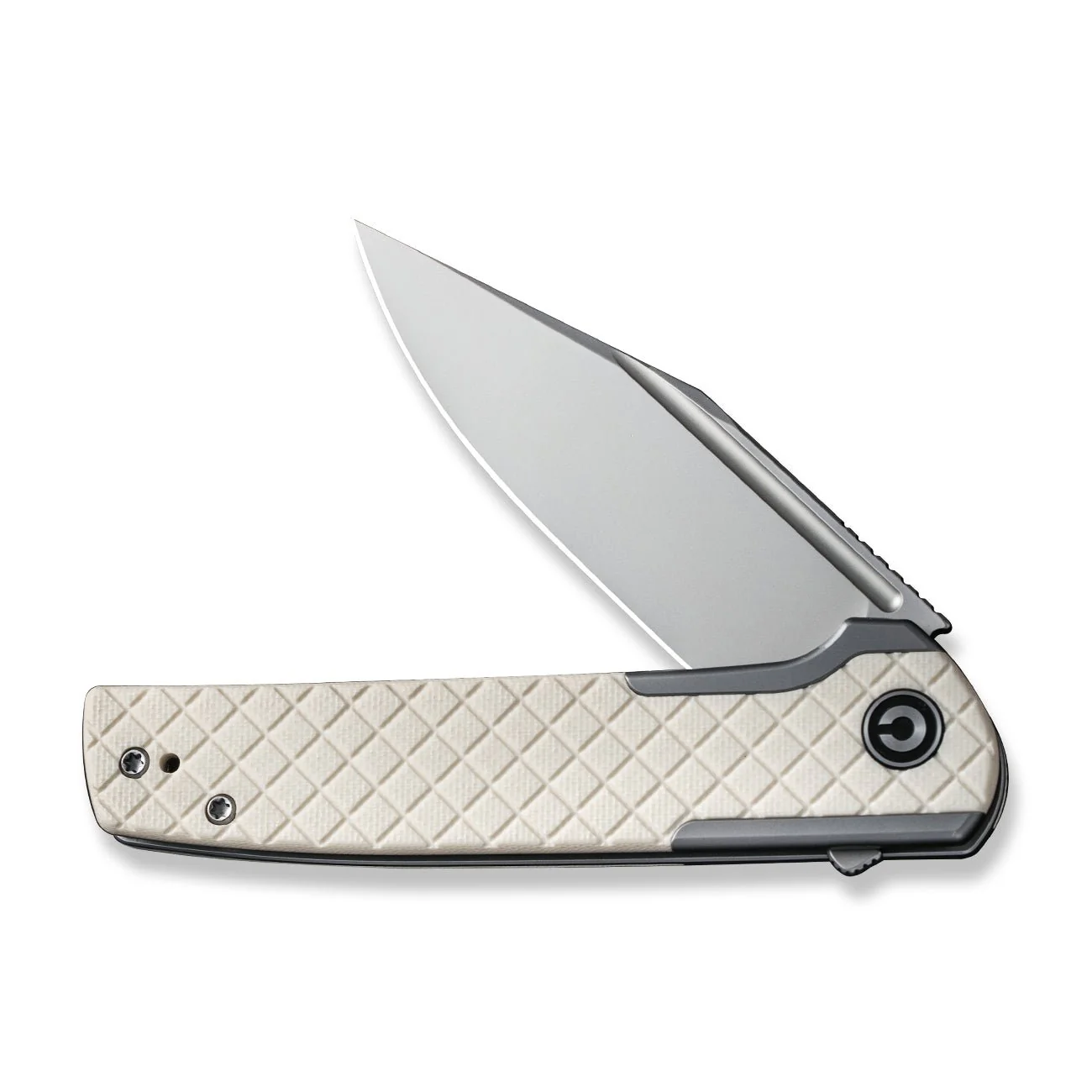 CIVIVI Cachet Flipper Knife Stainless Steel & G10 Handle (3.48" 14C28N Blade) C20041B-2 - Image 5