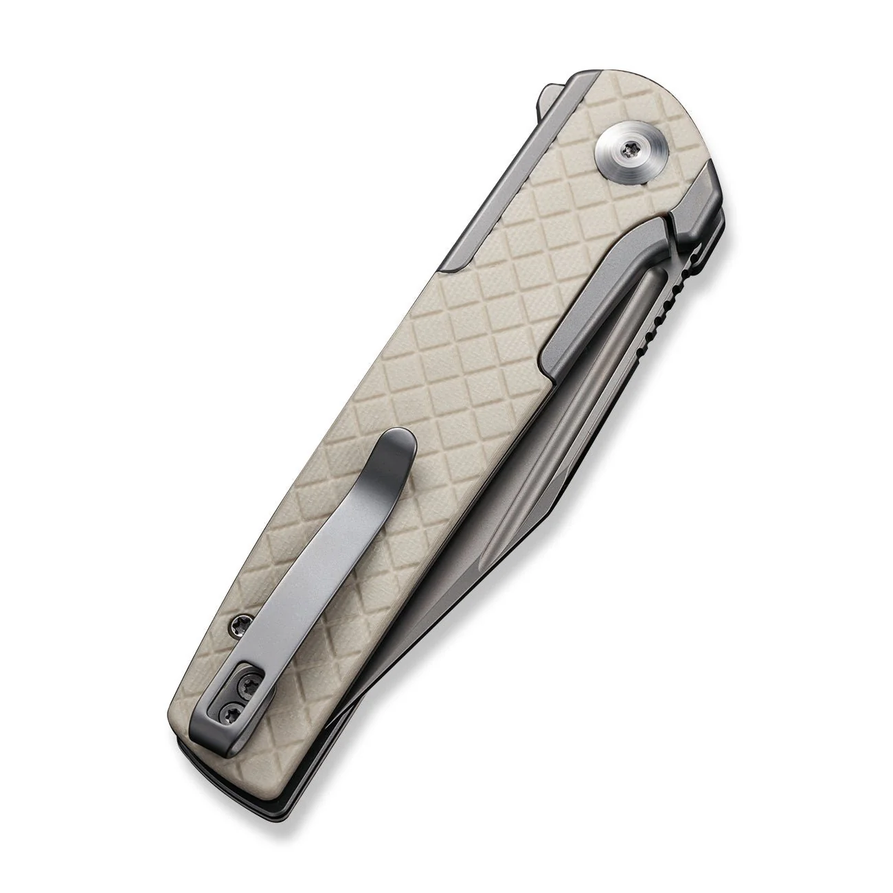 CIVIVI Cachet Flipper Knife Stainless Steel & G10 Handle (3.48" 14C28N Blade) C20041B-2 - Image 7