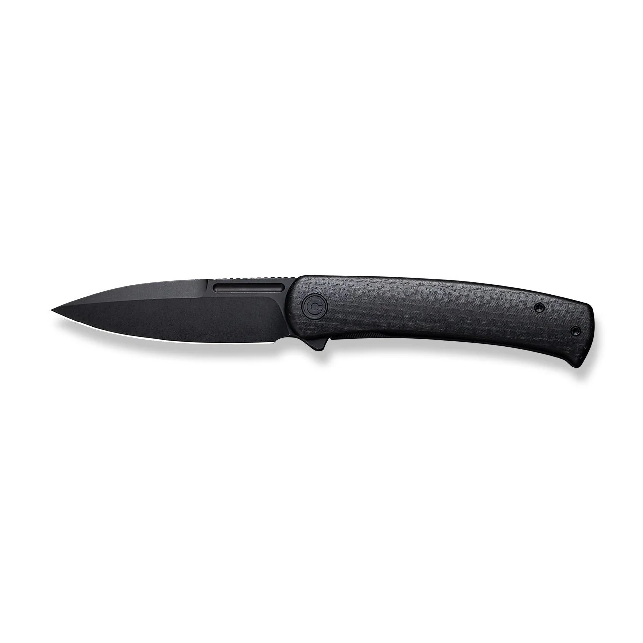 CIVIVI Cetos Flipper Knife Micarta With Stainless Steel Handle (3.48" 14C28N Blade) C21025B-2 - Image 4