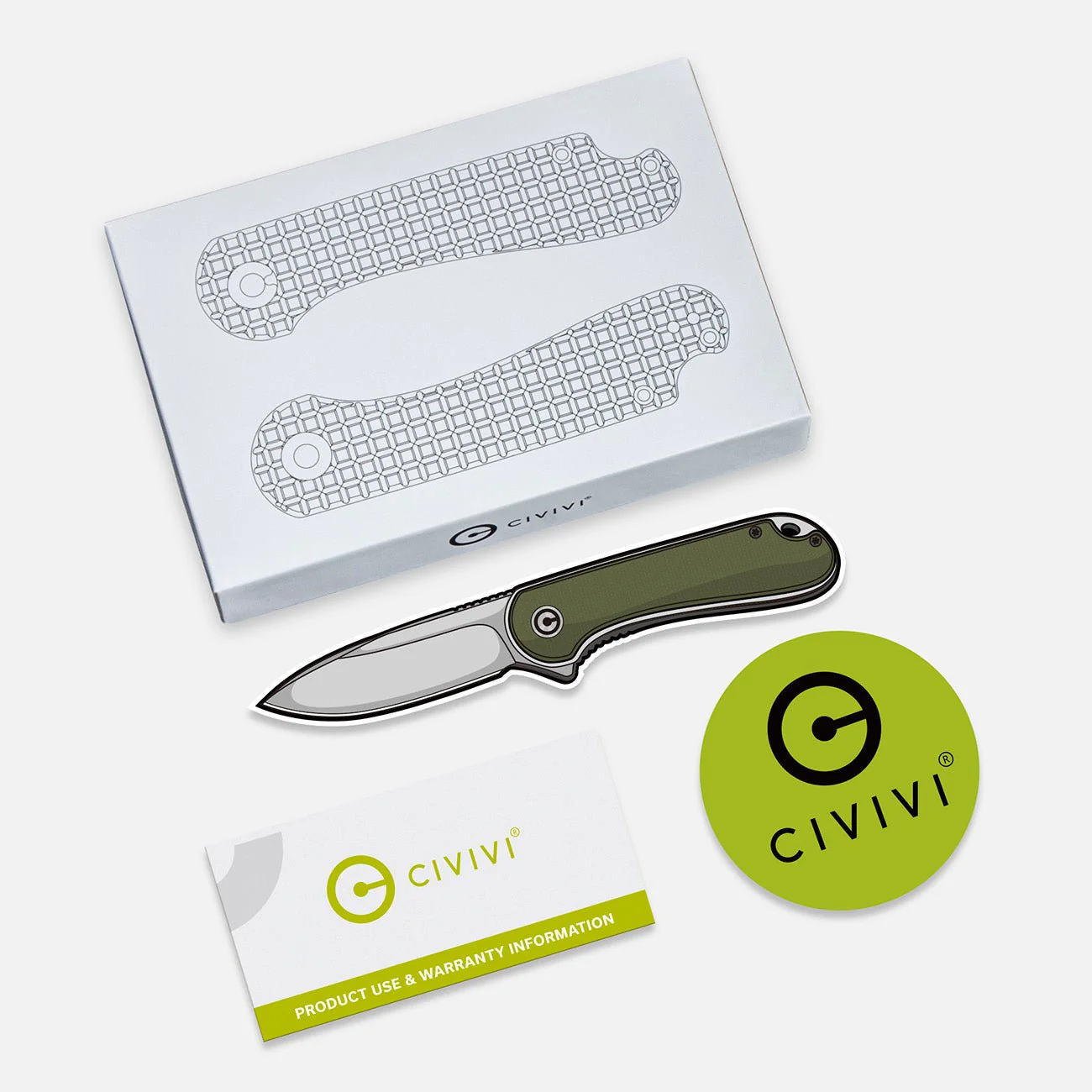 CIVIVI Elementum 6AL4V Titanium Handle Scales Compatible With Elementum C907 Pocket Knife C18062AD-1 - Image 7