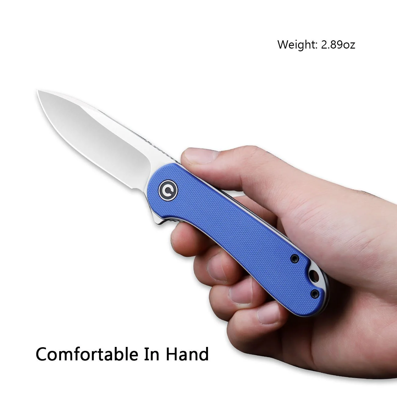 CIVIVI Elementum Flipper Knife G10 Handle (2.96" D2 Blade) C907F - Image 6