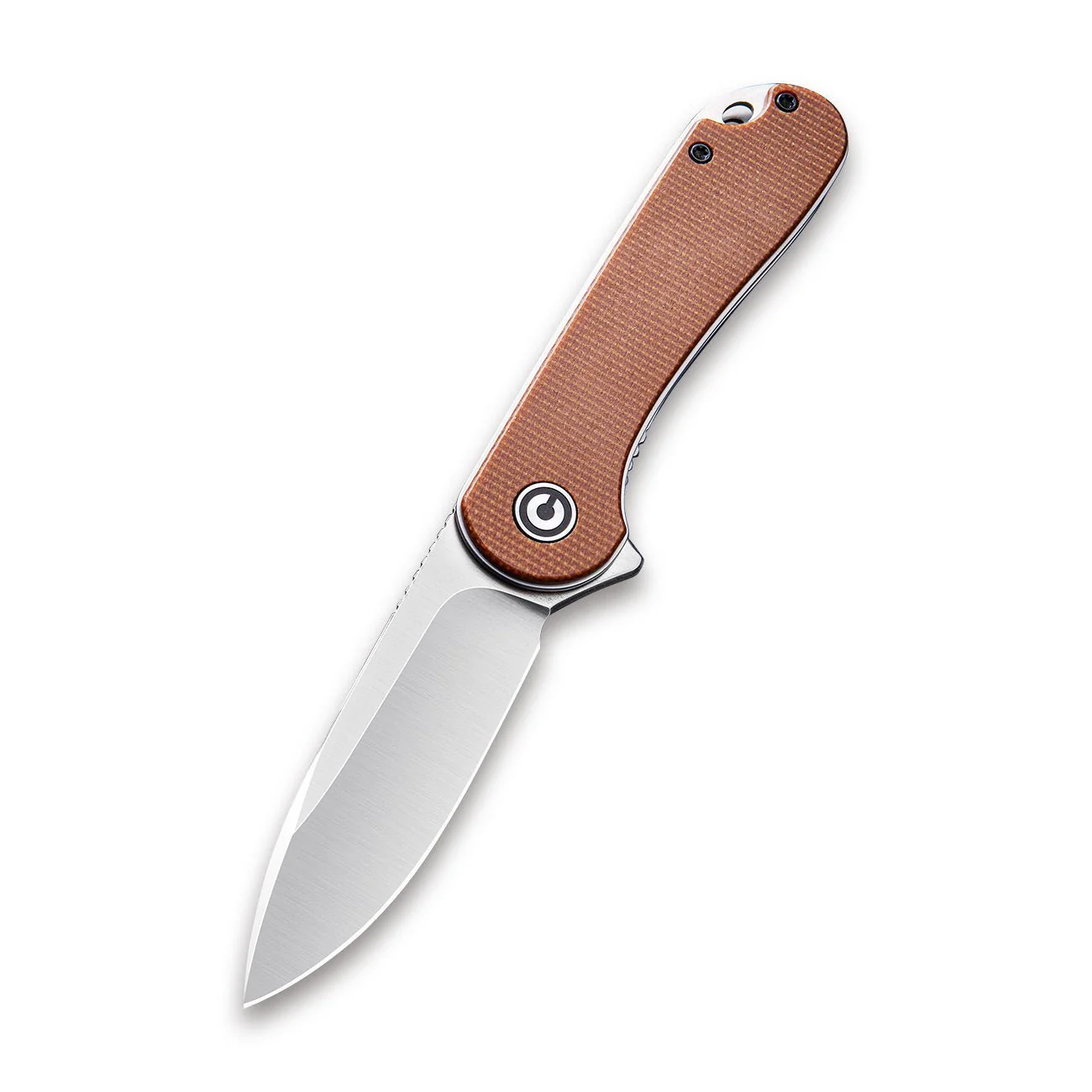 CIVIVI Elementum Flipper Knife Micarta Handle (2.96" D2 Blade) C907M - Image 3