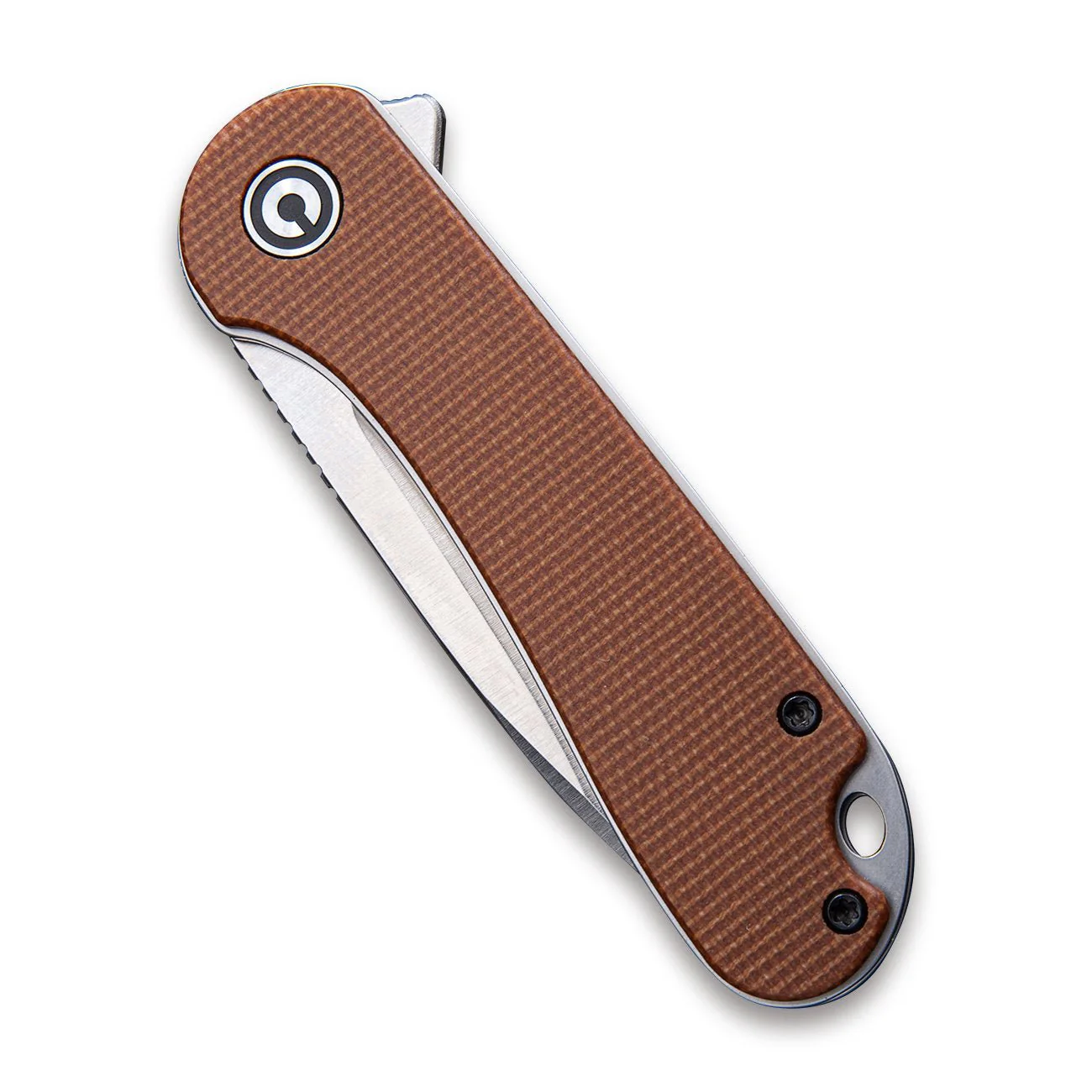CIVIVI Elementum Flipper Knife Micarta Handle (2.96" D2 Blade) C907M - Image 5