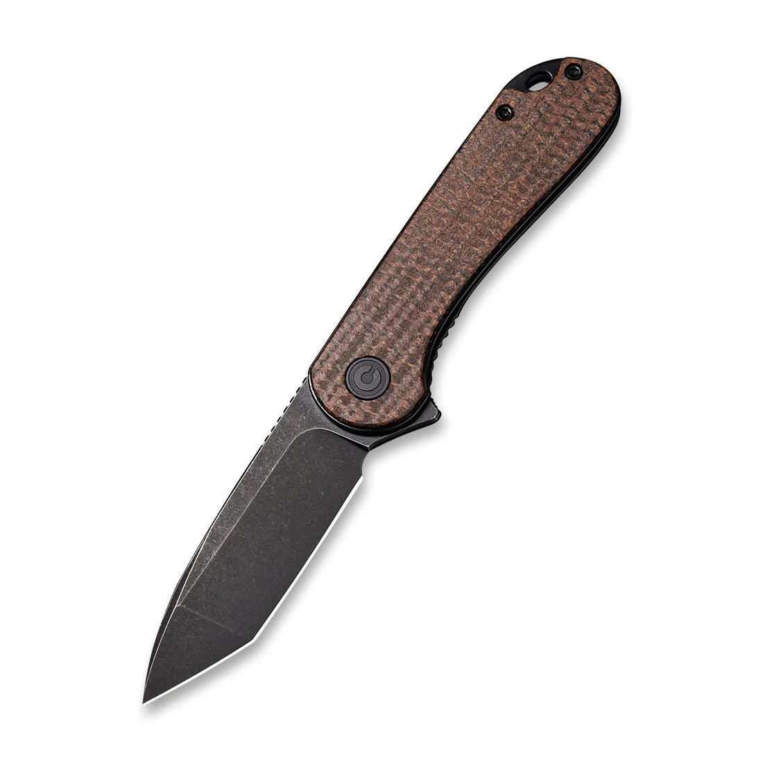 CIVIVI Elementum Flipper Knife Micarta Handle (2.96" D2 Blade) C907T-C - Image 3