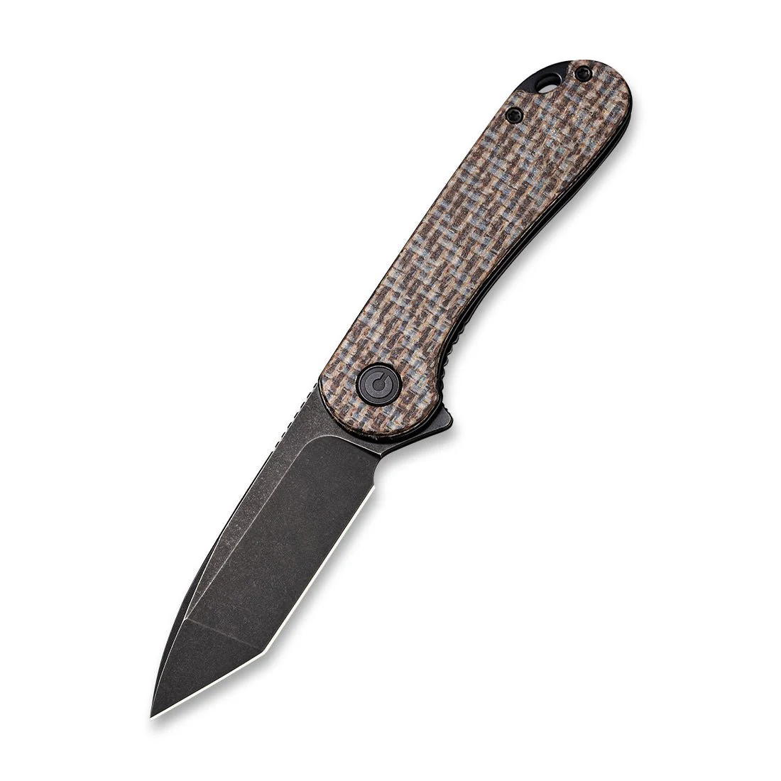 CIVIVI Elementum Flipper Knife Micarta Handle (2.96" D2 Blade) C907T-D - Image 3