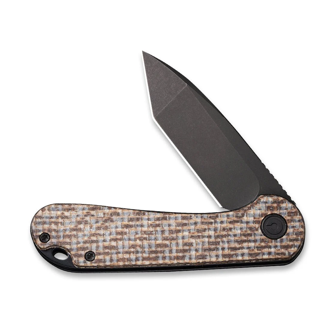 CIVIVI Elementum Flipper Knife Micarta Handle (2.96" D2 Blade) C907T-D - Image 4