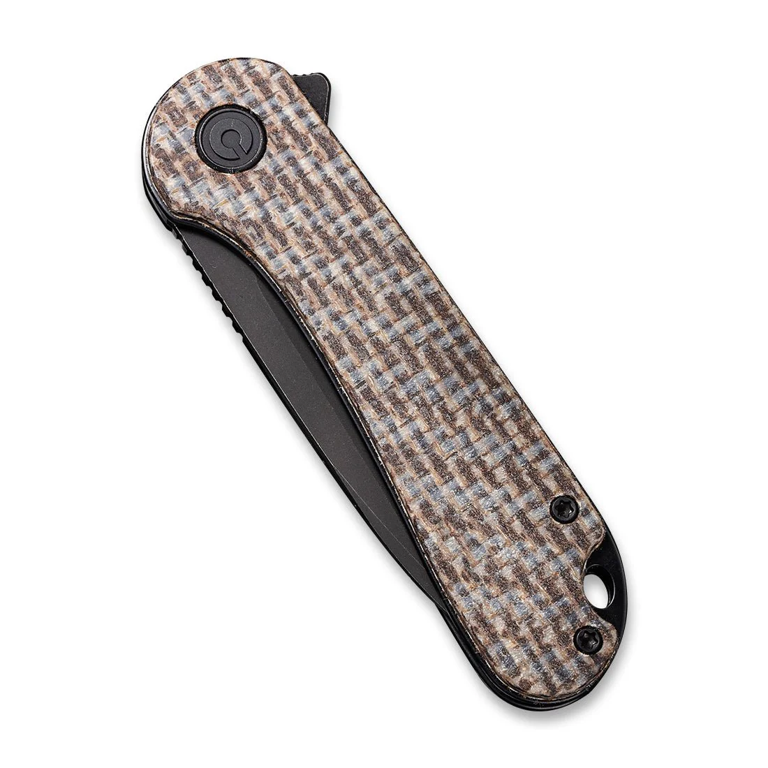 CIVIVI Elementum Flipper Knife Micarta Handle (2.96" D2 Blade) C907T-D - Image 5