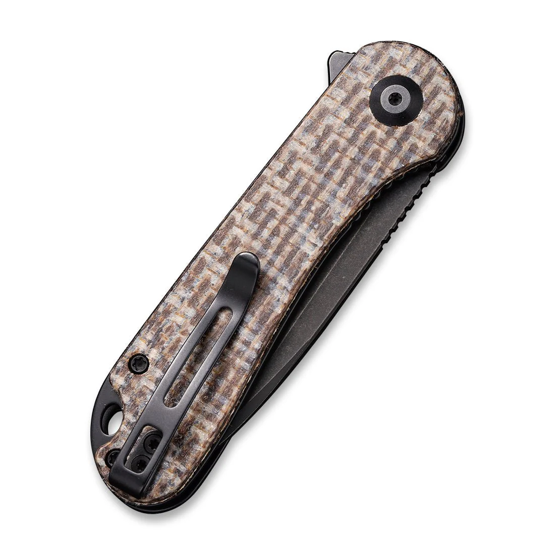 CIVIVI Elementum Flipper Knife Micarta Handle (2.96" D2 Blade) C907T-D - Image 6