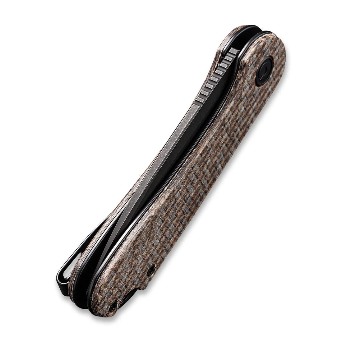 CIVIVI Elementum Flipper Knife Micarta Handle (2.96" D2 Blade) C907T-D - Image 7