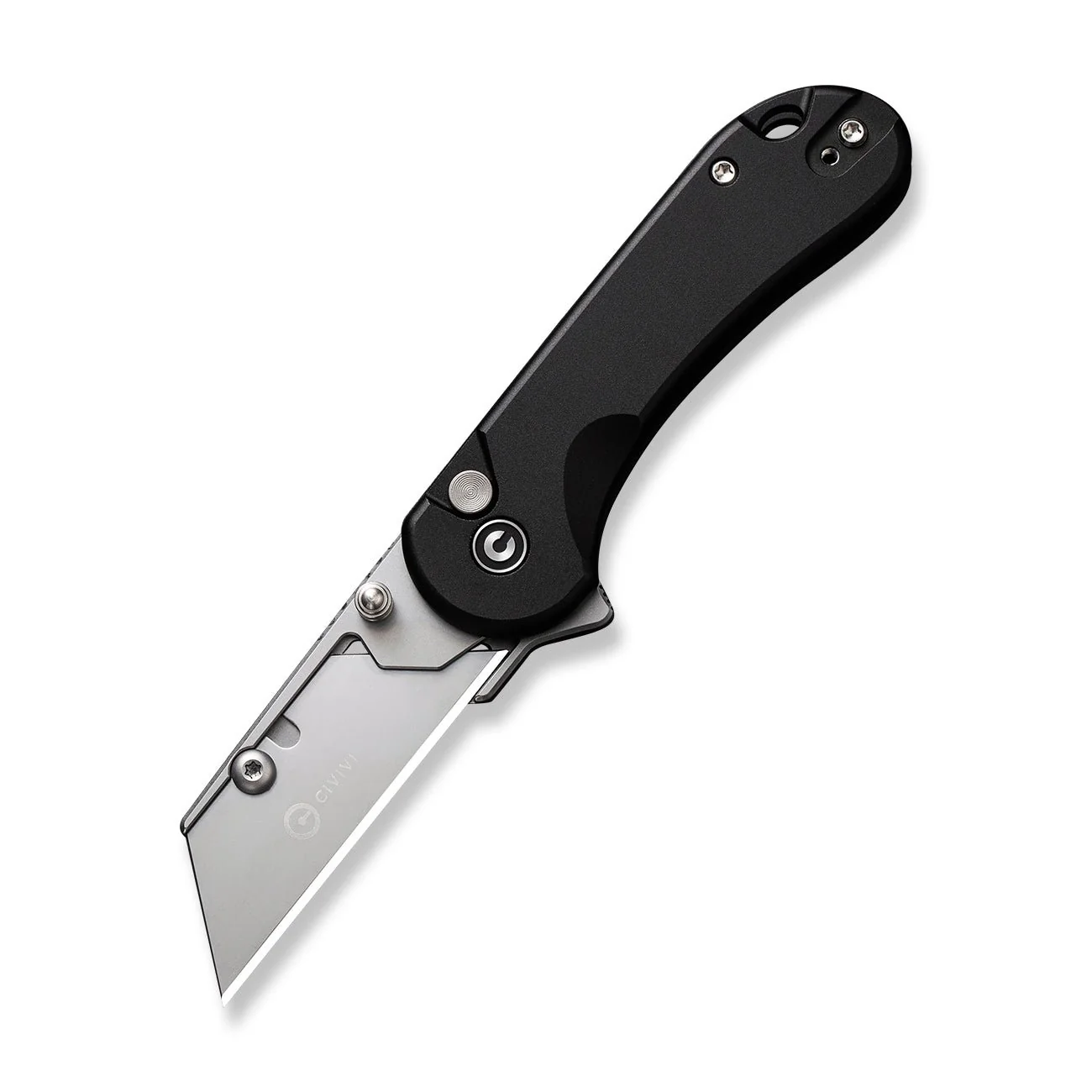 CIVIVI Elementum Utility Thumb Stud & Button Lock Knife Aluminum Handle (2.26" S/S Blade Holder & 6Cr13 Blade) C23039B-1 - Image 9