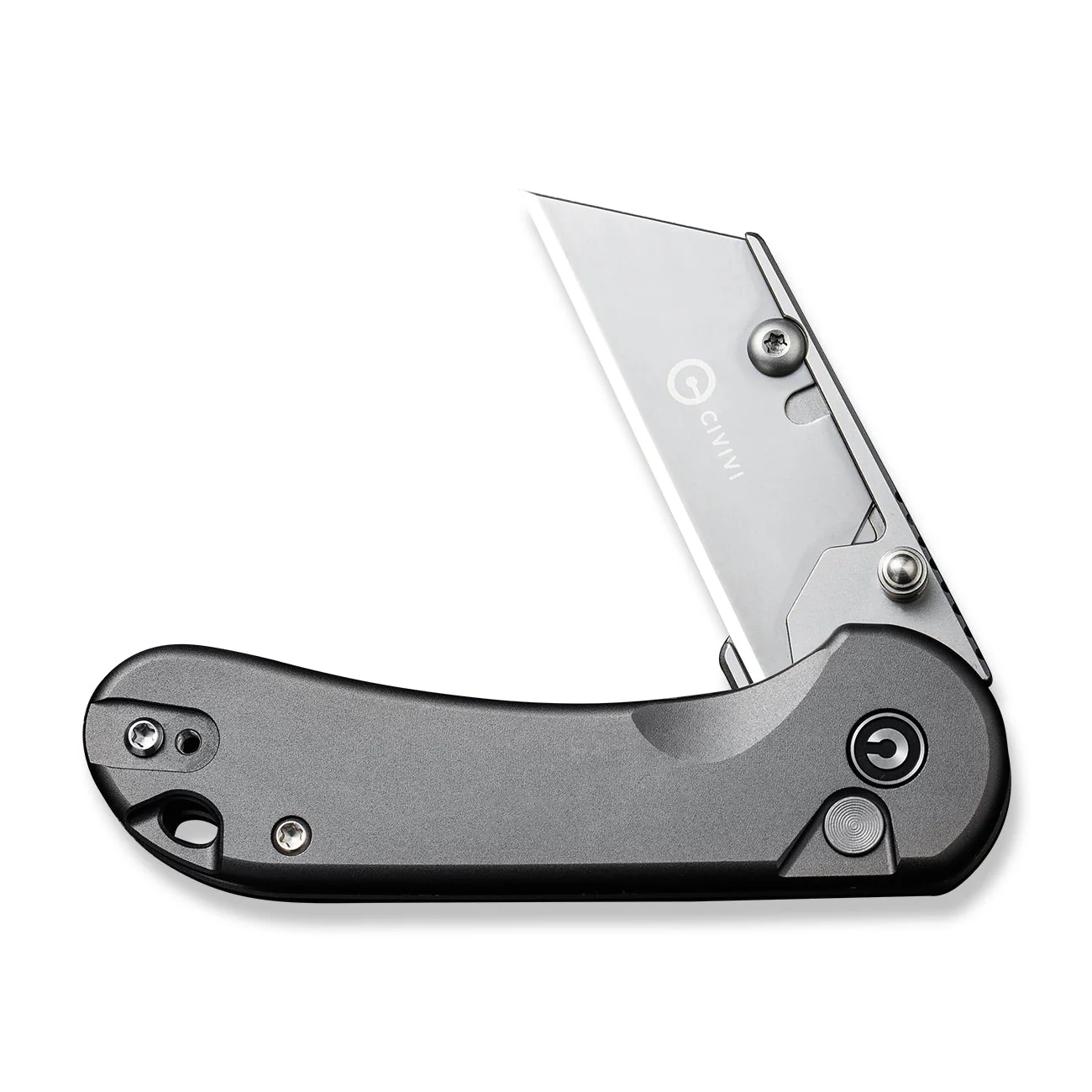 CIVIVI Elementum Utility Thumb Stud & Button Lock Knife Aluminum Handle (2.26" S/S Blade Holder & 6Cr13 Blade) C23039B-4 - Image 11