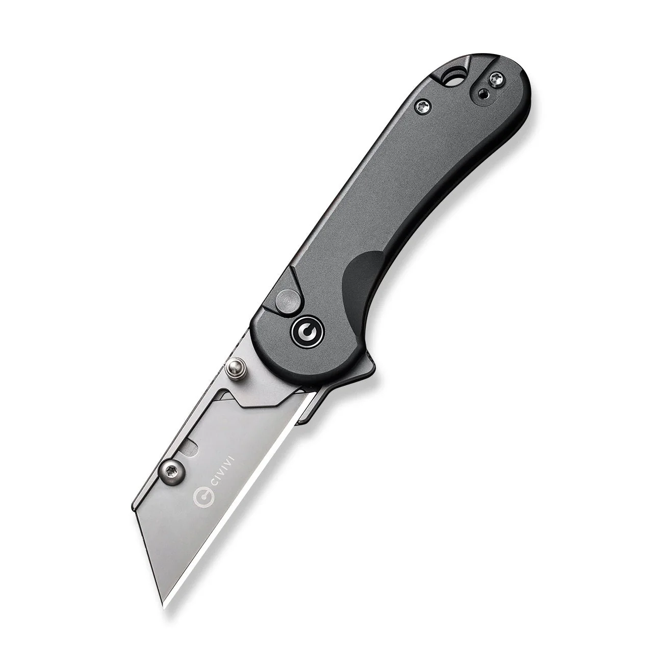 CIVIVI Elementum Utility Thumb Stud & Button Lock Knife Aluminum Handle (2.26" S/S Blade Holder & 6Cr13 Blade) C23039B-4 - Image 9