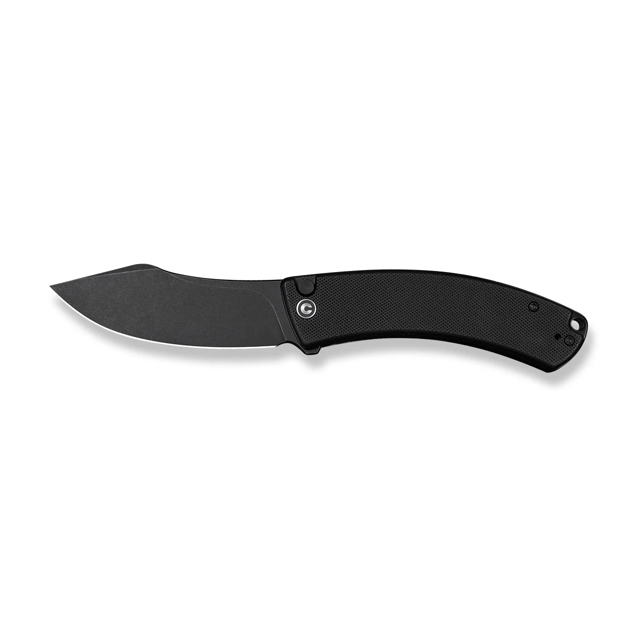 CIVIVI Outlaw Muk Flipper & Button Lock Knife Black G10 Handle (3.47" Black Stonewashed 14C28N Blade) C24079-1 - Image 11