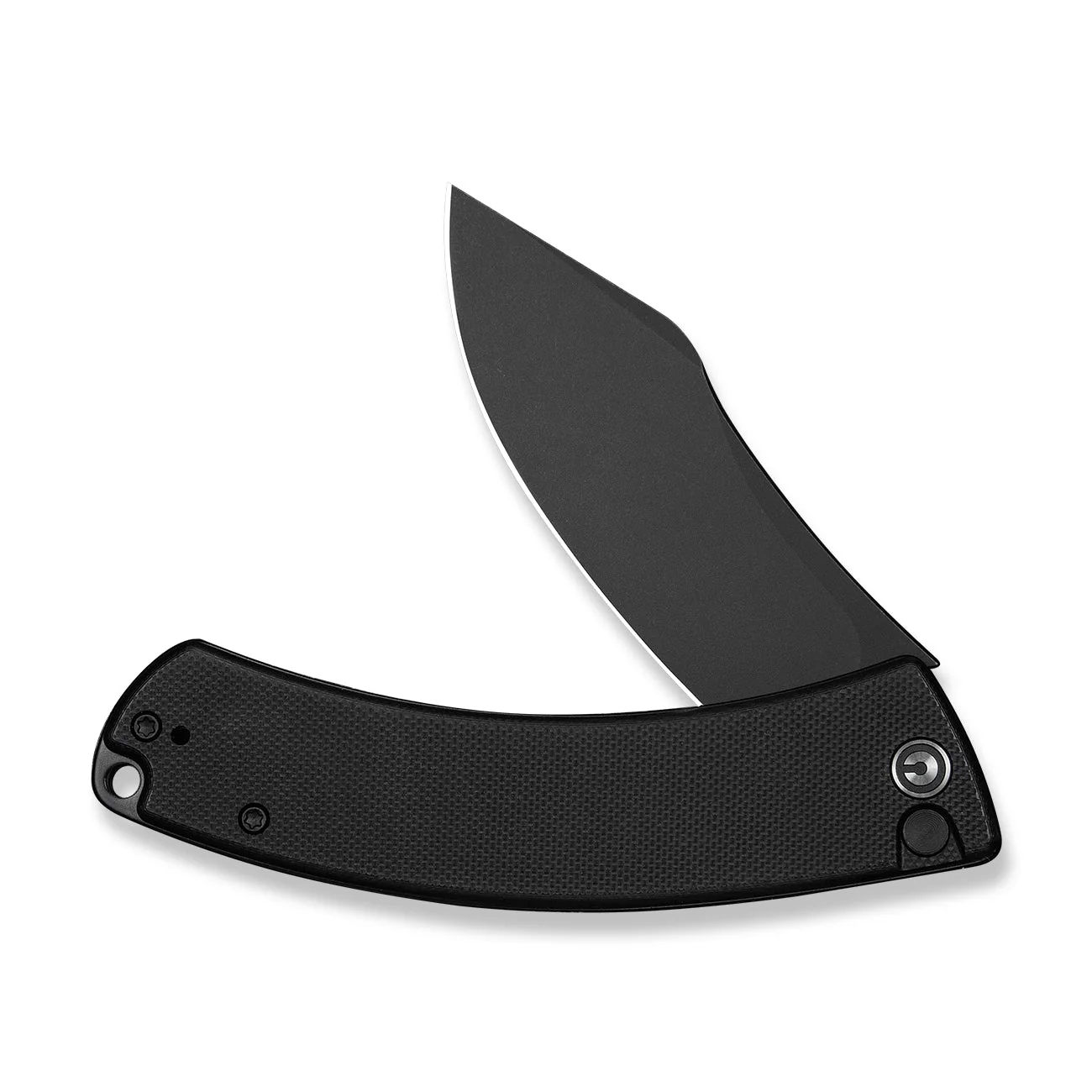 CIVIVI Outlaw Muk Flipper & Button Lock Knife Black G10 Handle (3.47" Black Stonewashed 14C28N Blade) C24079-1 - Image 12
