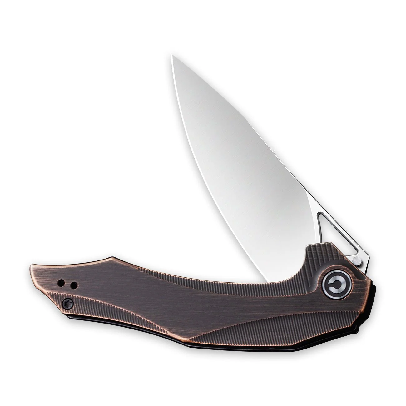 CIVIVI Plethiros Flipper Knife Copper Handle (3.45" 154CM Blade) C904D - Image 4
