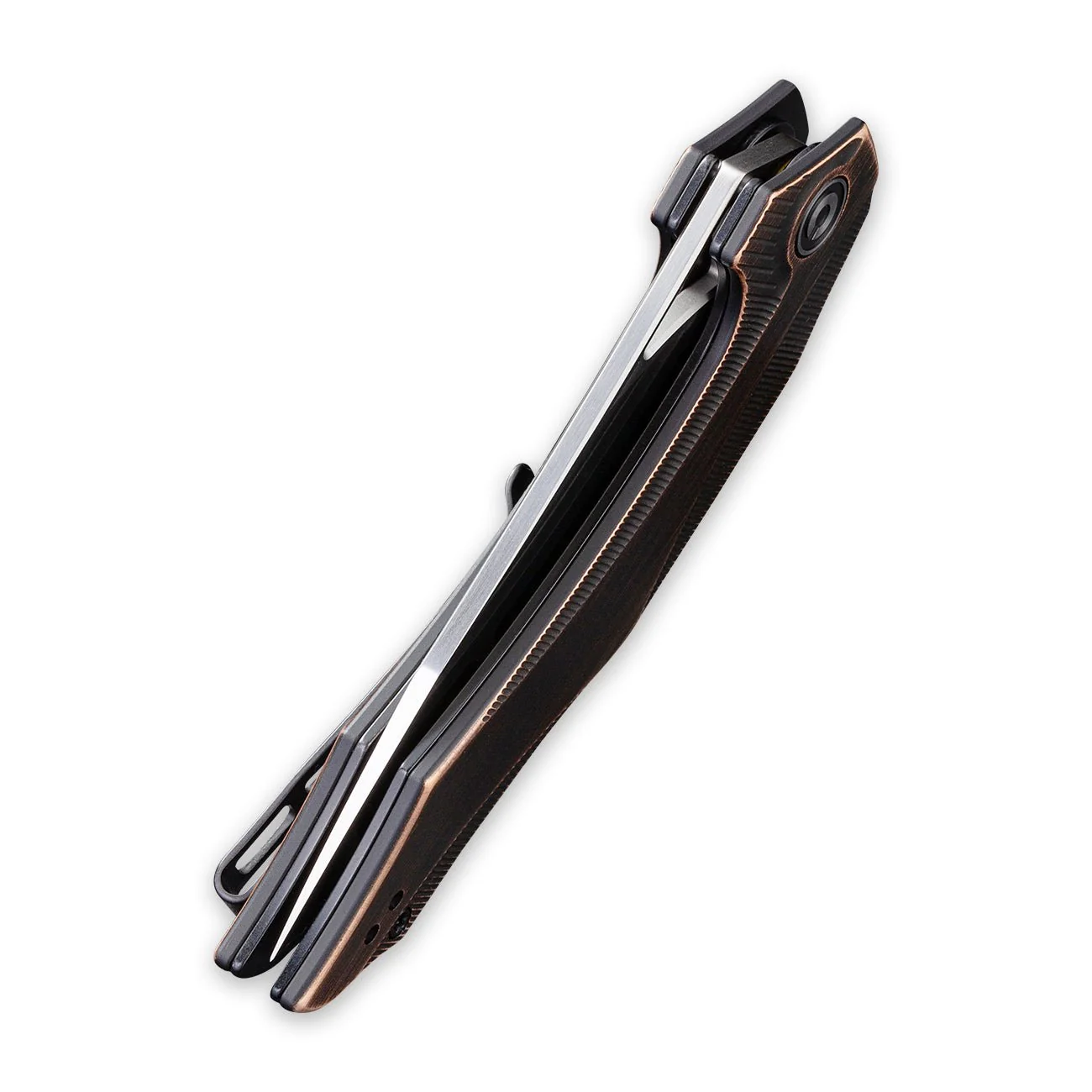 CIVIVI Plethiros Flipper Knife Copper Handle (3.45" 154CM Blade) C904D - Image 7