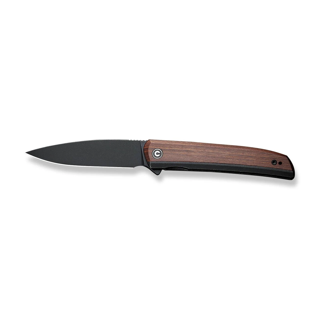 CIVIVI Savant Flipper Knife Stainless Steel & Wood Handle (3.47" 14C28N Blade) C20063B-1 - Image 4
