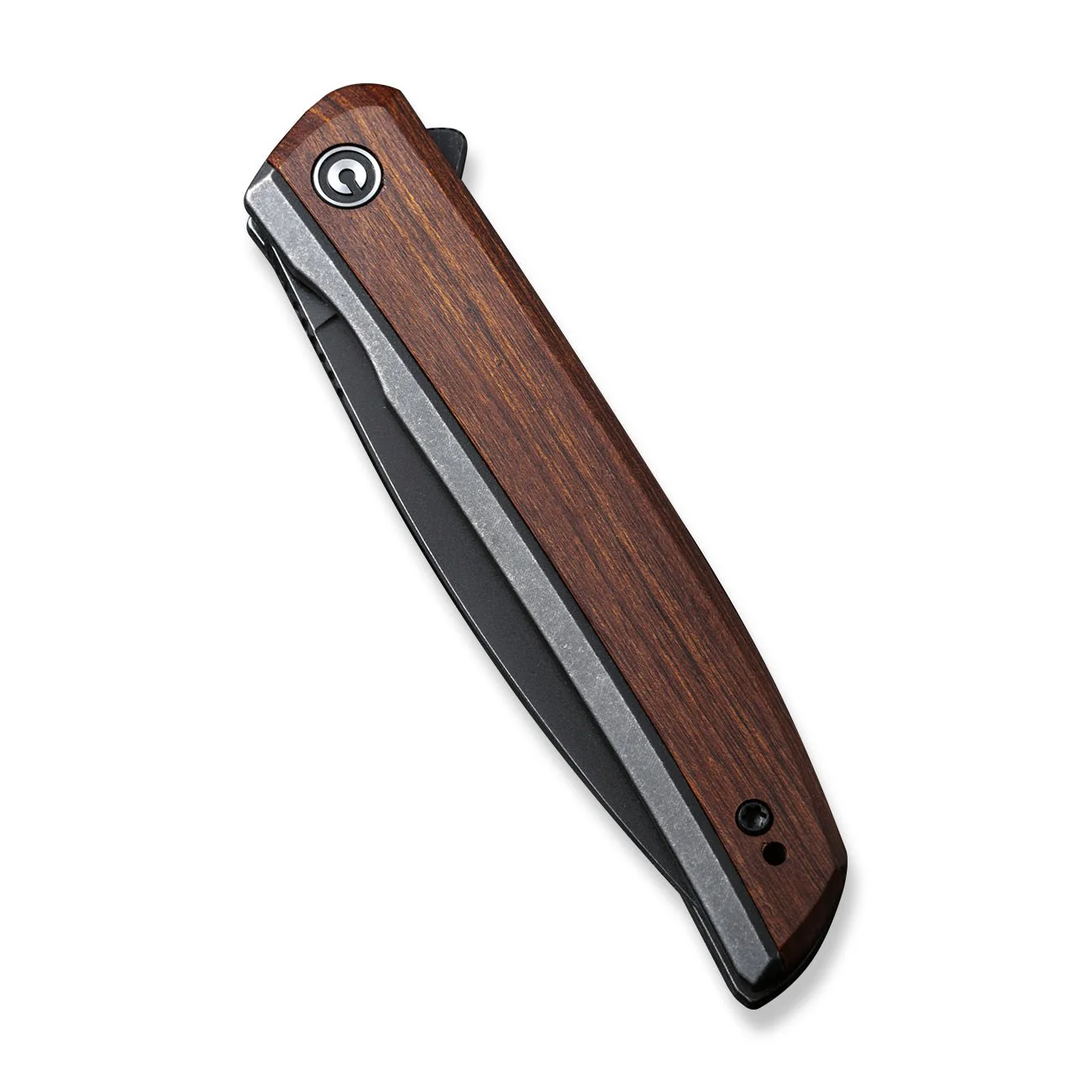 CIVIVI Savant Flipper Knife Stainless Steel & Wood Handle (3.47" 14C28N Blade) C20063B-1 - Image 6