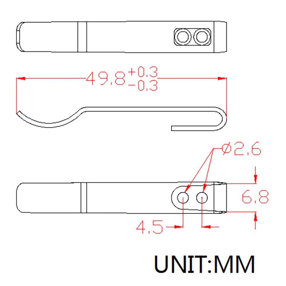 CIVIVI Stainless Steel Pocket Clip for CIVIVI Baby Banter WE Banter Knife, No Screws Included CA-07B - Image 6