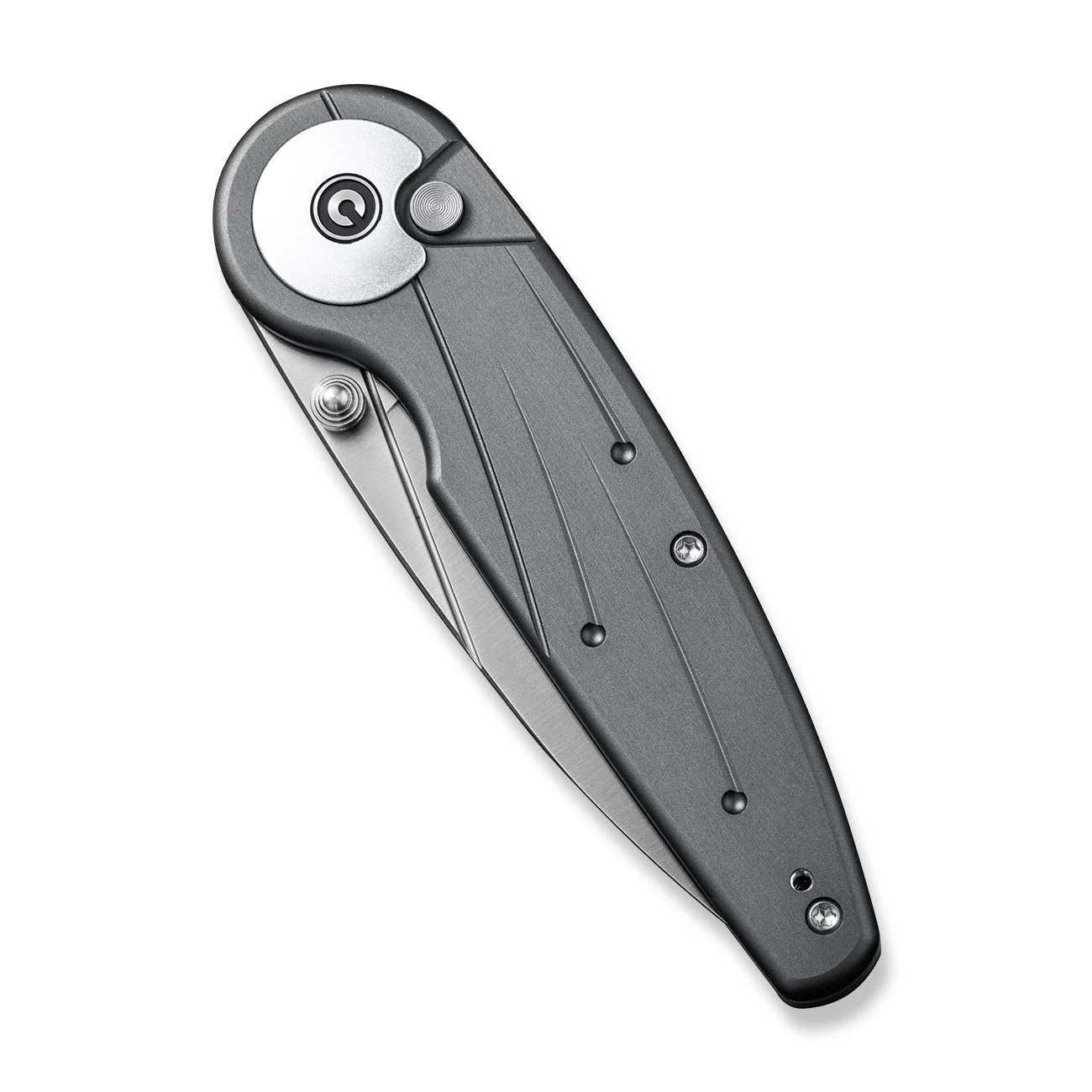 CIVIVI Starflare Thumb Stud & Button Lock Knife Aluminum Handle (3.3" Nitro-V Blade) C23052-2 - Image 11