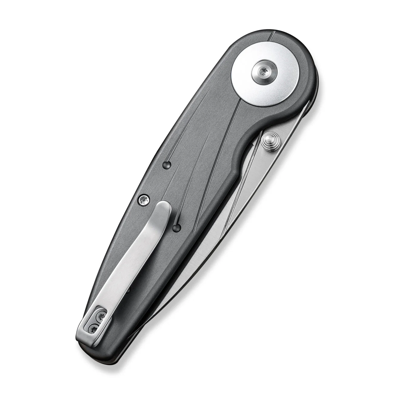 CIVIVI Starflare Thumb Stud & Button Lock Knife Aluminum Handle (3.3" Nitro-V Blade) C23052-2 - Image 12