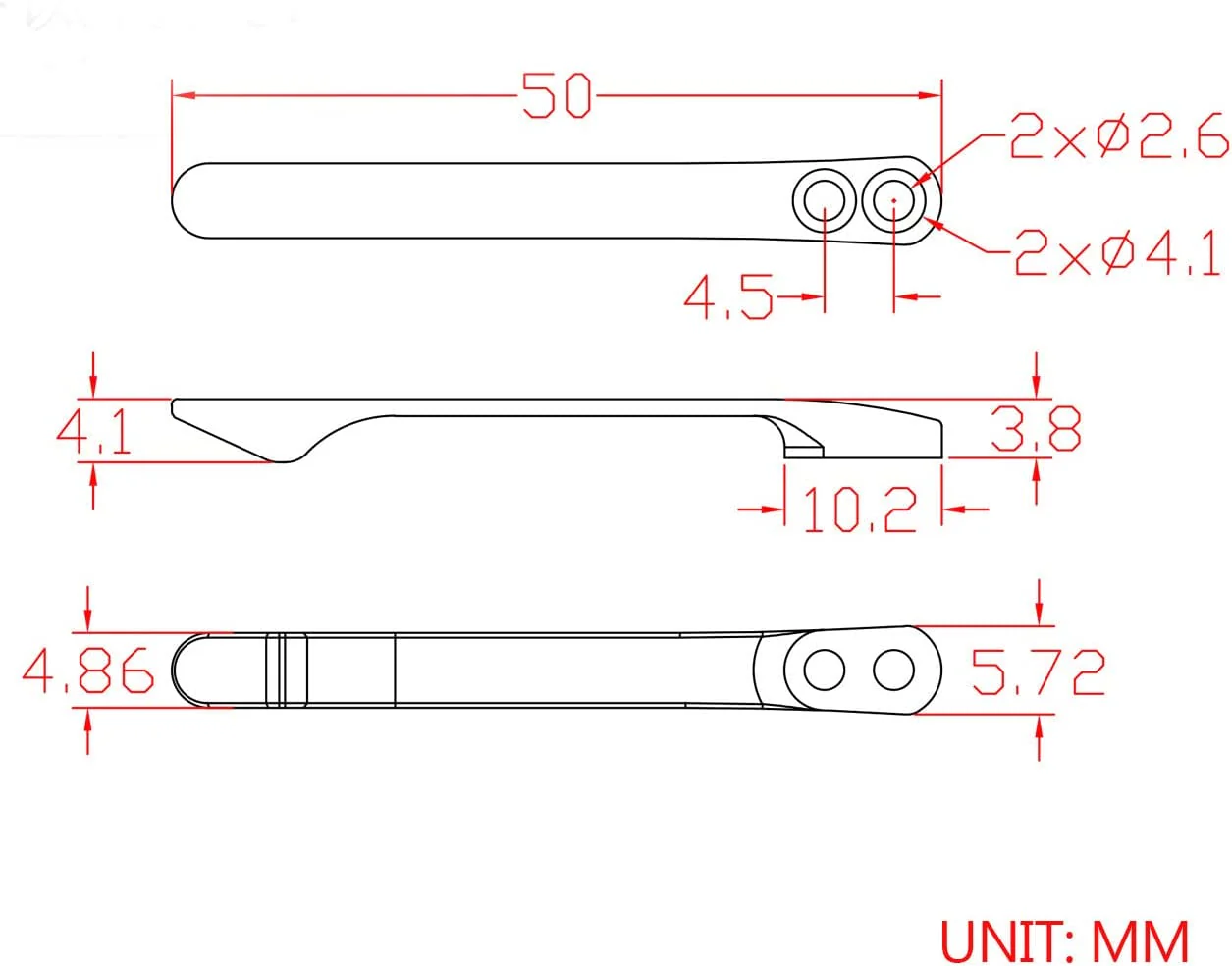 CIVIVI Titanium Pocket Clip with 6PCS Titanium screws T001D - Image 6