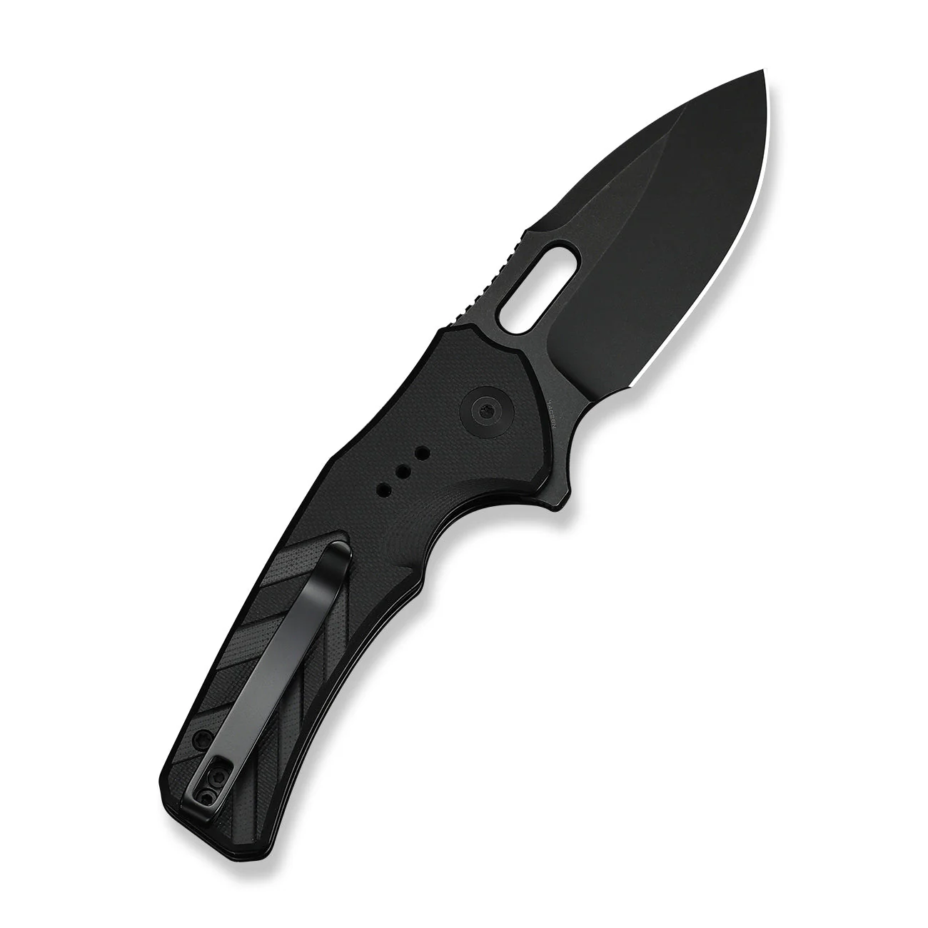 CIVIVI Vexron Flipper & Thumb Hole & Button Lock Knife G10 Handle (2.98" 14C28N Blade) C24066-1 - Image 7