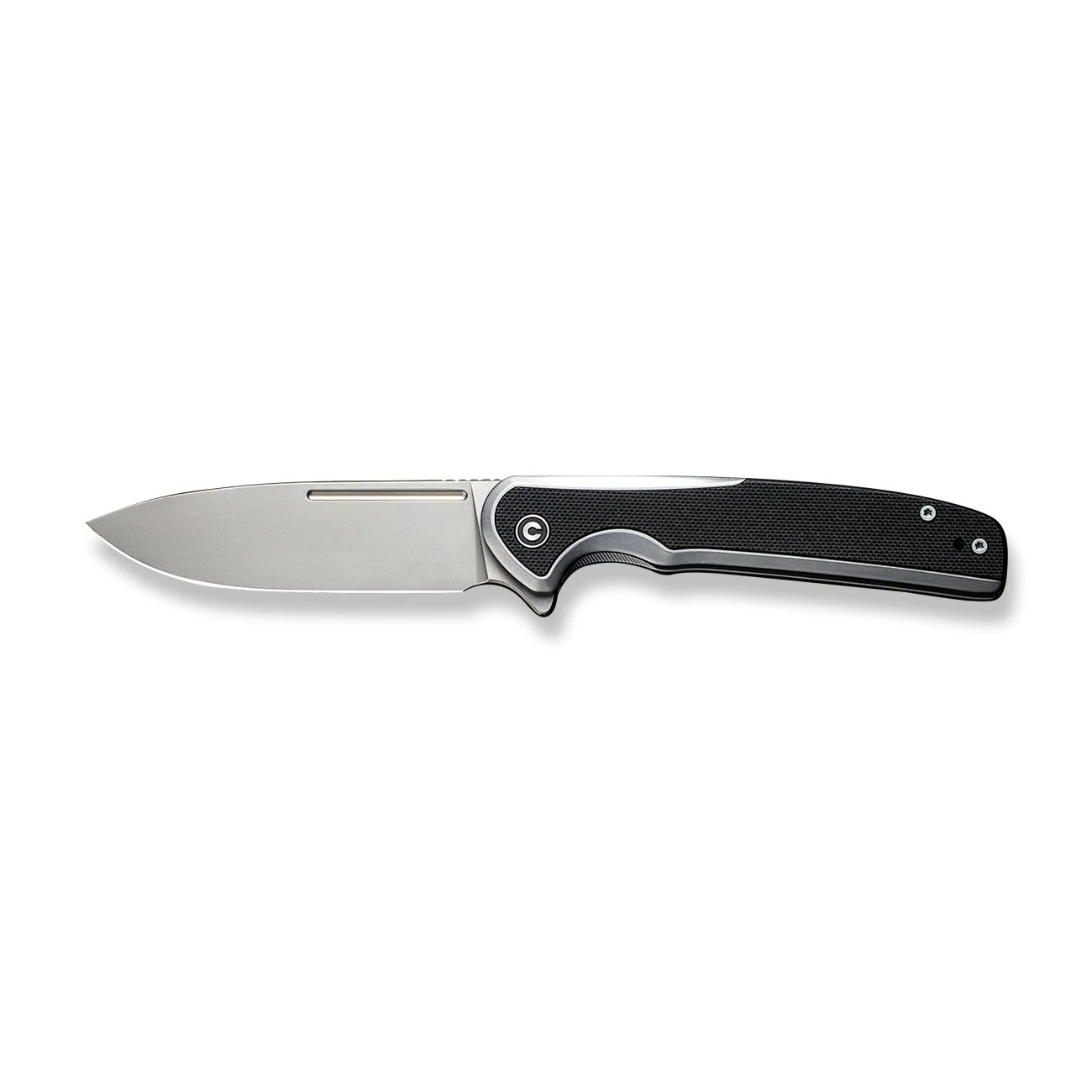 CIVIVI Voltaic Flipper Knife Stainless Steel Handle & G10 Handle (3.48" 14C28N Blade) C20060-2 - Image 4