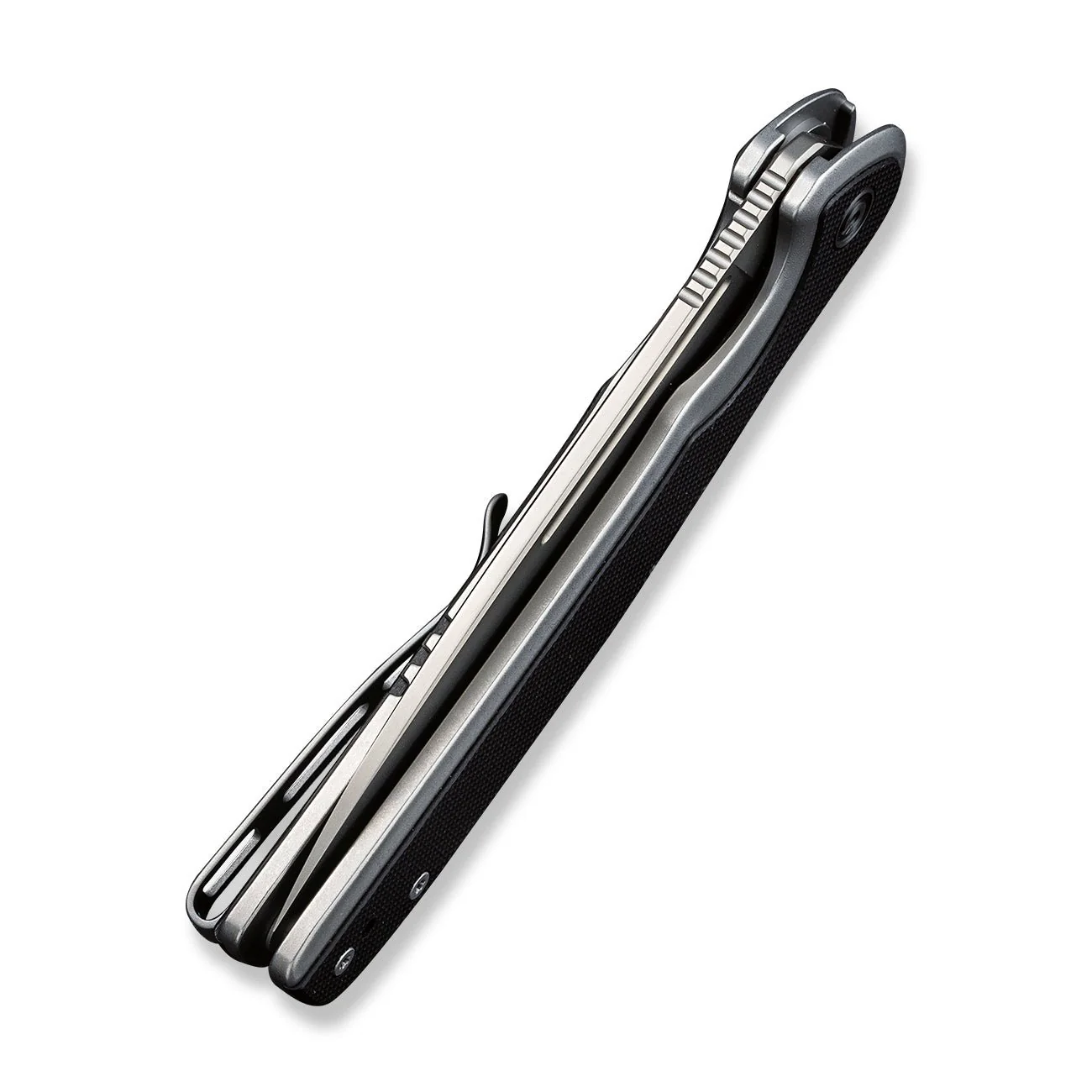 CIVIVI Voltaic Flipper Knife Stainless Steel Handle & G10 Handle (3.48" 14C28N Blade) C20060-2 - Image 8