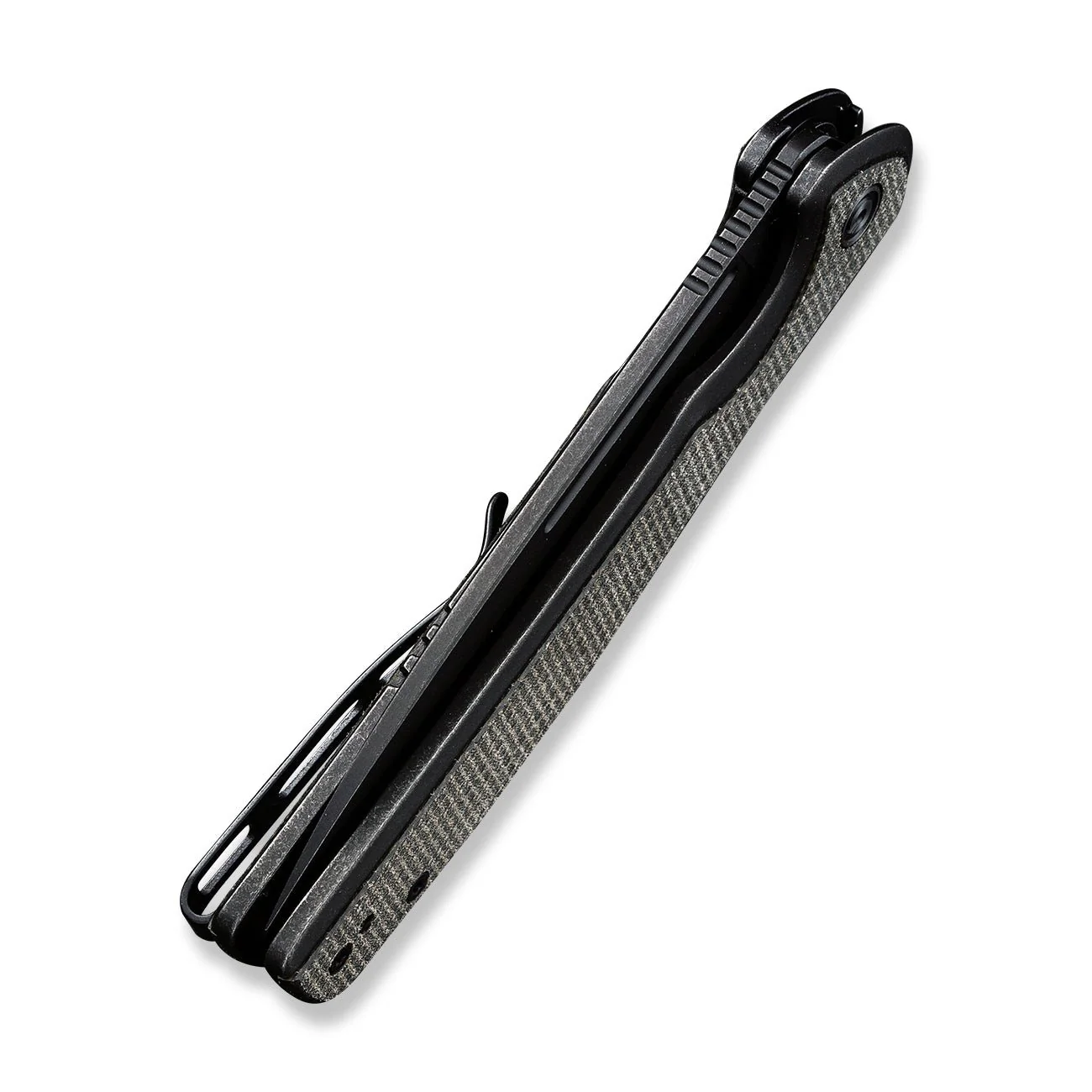 CIVIVI Voltaic Flipper Knife Stainless Steel Handle & Micarta Handle (3.48" 14C28N Blade) C20060-3 - Image 8