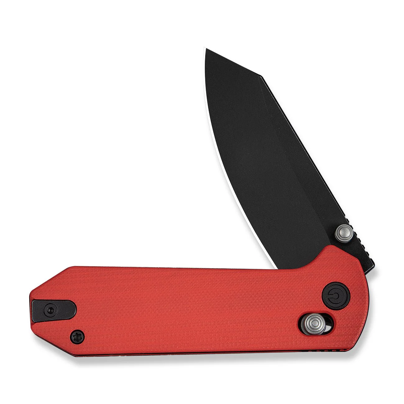 CIVIVI Yonder Thumb Stud & Crossbar Lock Knife Red G10 Handle (2.88" Black Stonewashed 14C28N Blade) C23073-2 - Image 11