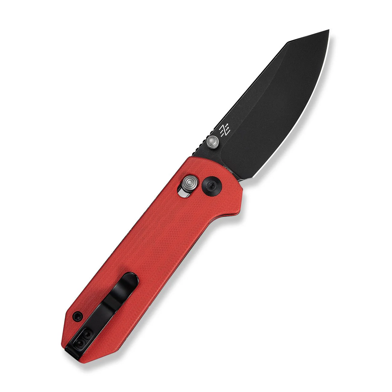 CIVIVI Yonder Thumb Stud & Crossbar Lock Knife Red G10 Handle (2.88" Black Stonewashed 14C28N Blade) C23073-2 - Image 8