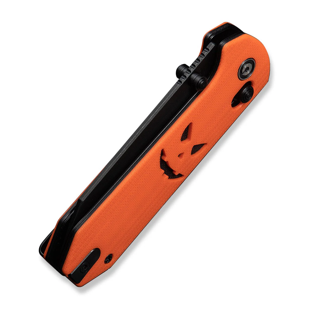 CIVIVI Yonder Thumb Stud & Crossbar Lock Knife Orange & Black G10 Handle (2.88" Black 14C28N Blade) C23073D-1 - Image 8